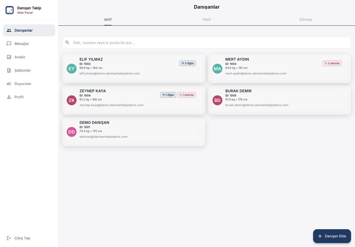 Client Tracking App