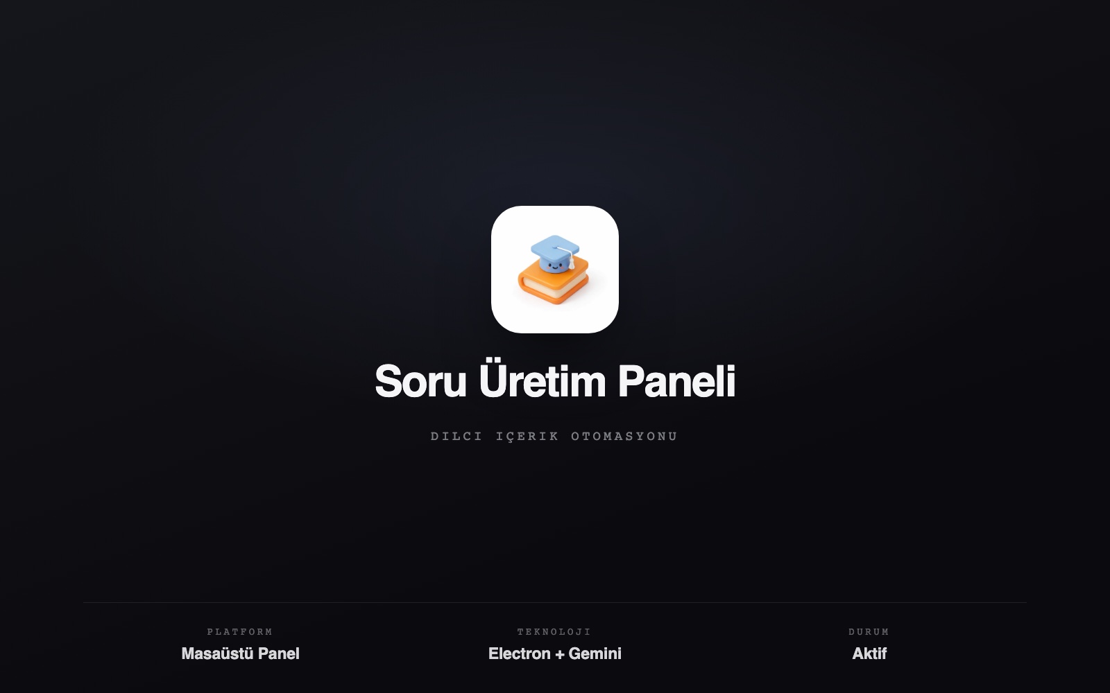 Soru Üretim Paneli